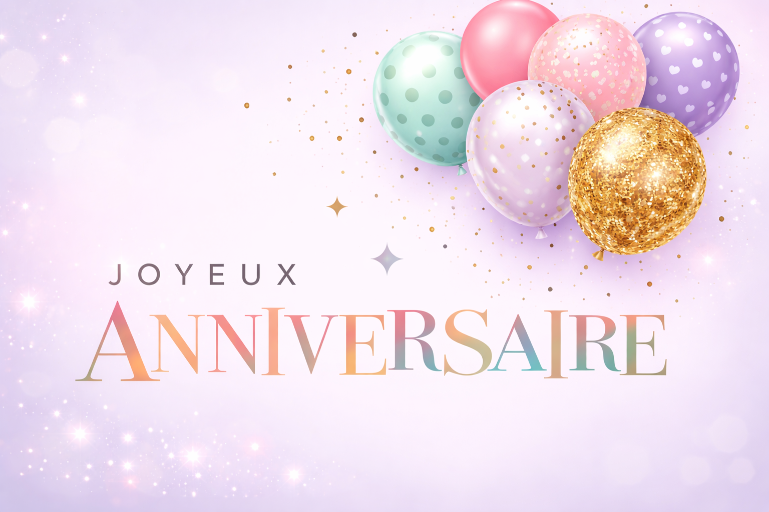 Joyeux Anniversaire (Ballons)