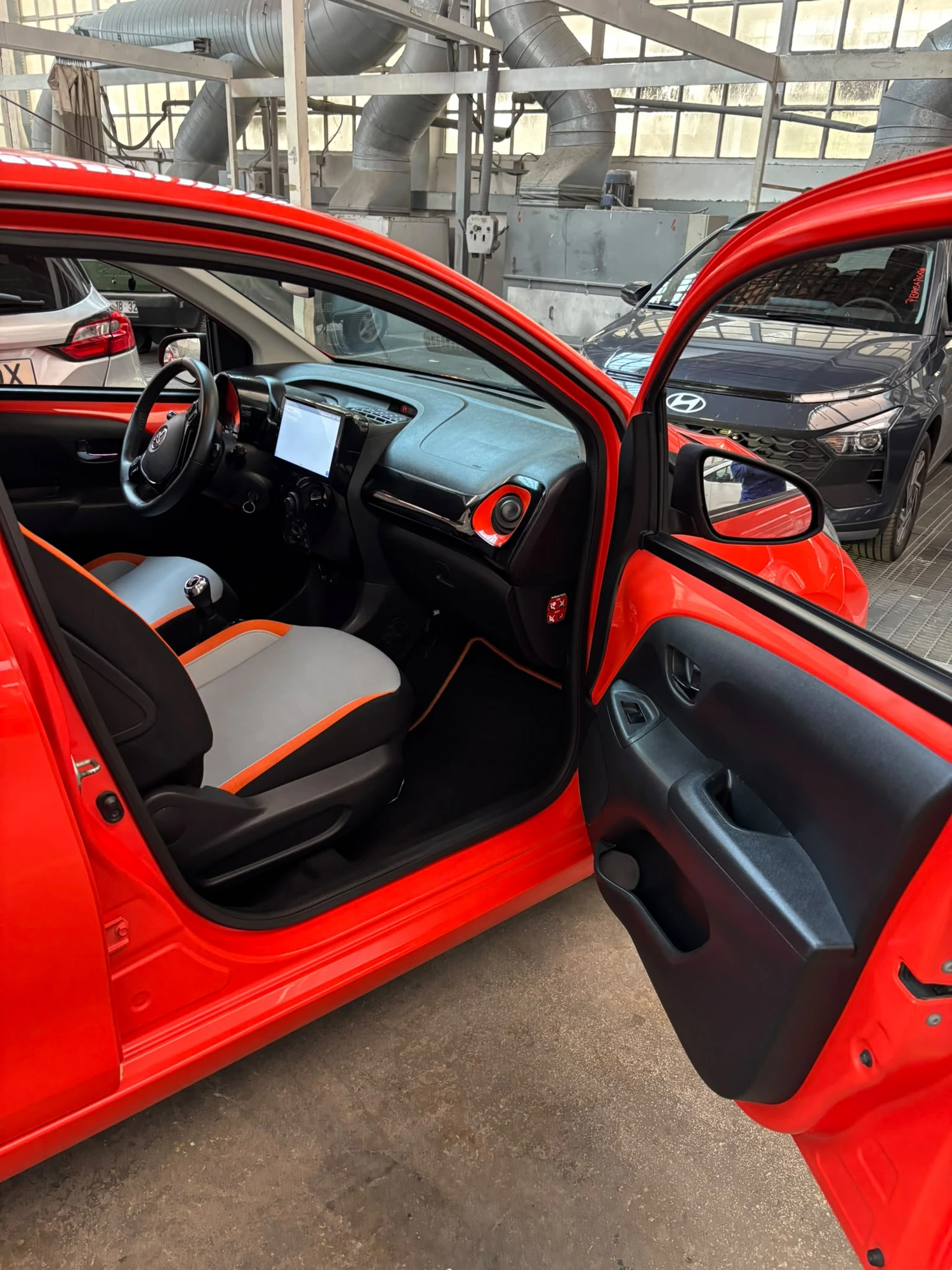 Toyota Aygo · Higienização de interior e tablier
