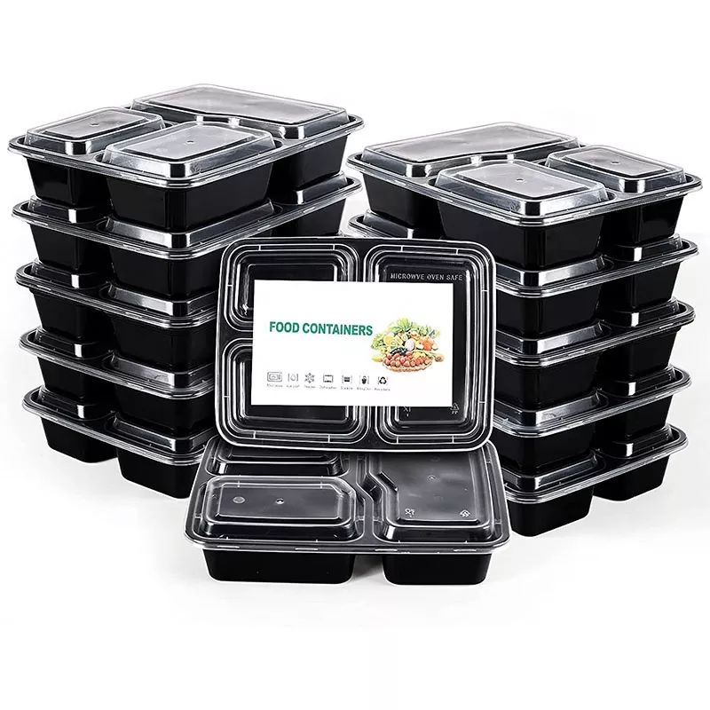 Plastic Meal Tray with Lid