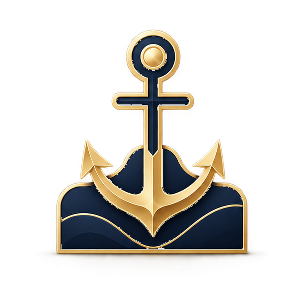 Self-Anchoring icon — anchor symbol representing grounded identity and internal coherence
