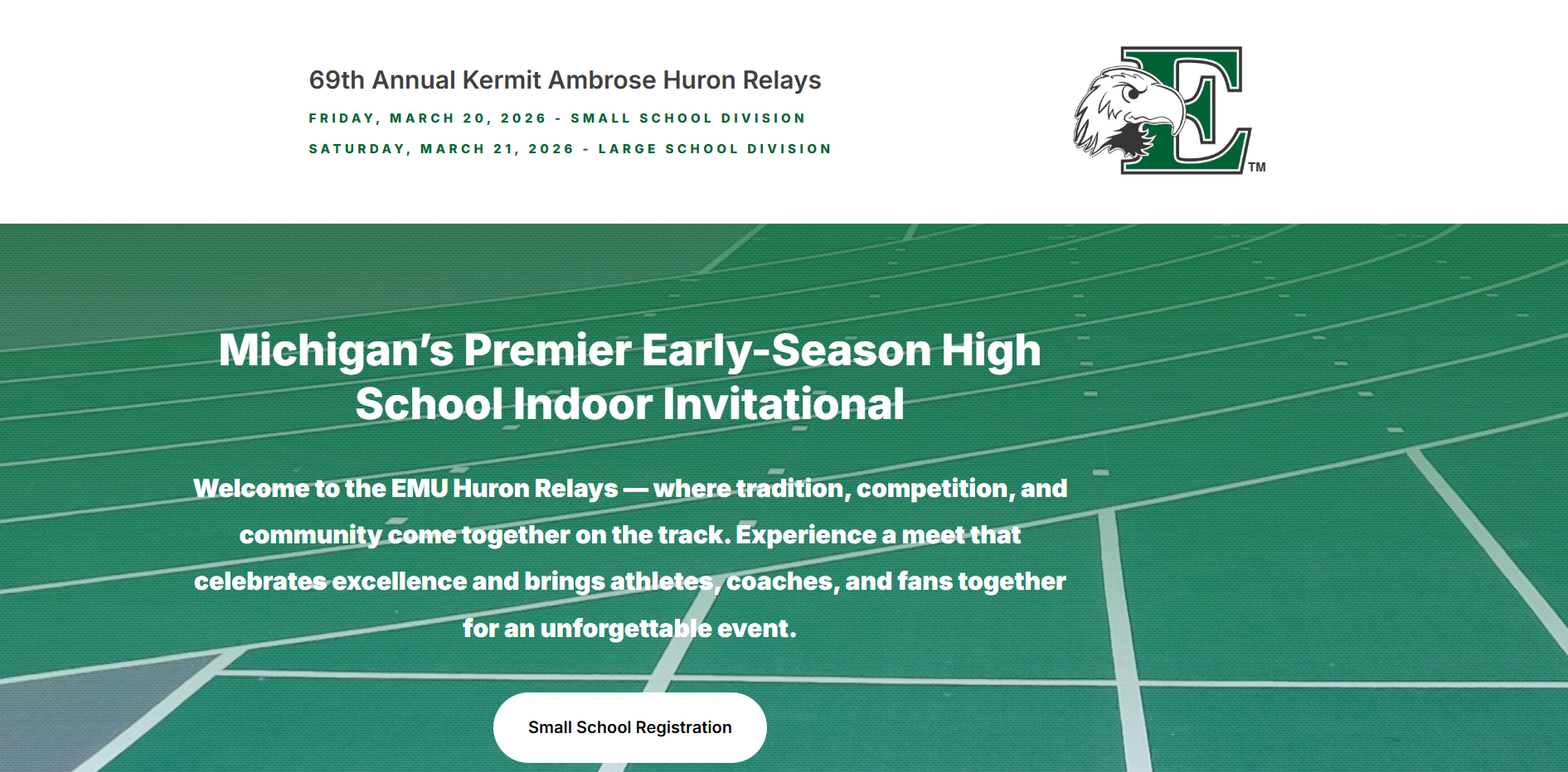 EMU Huron Relays — Event Website