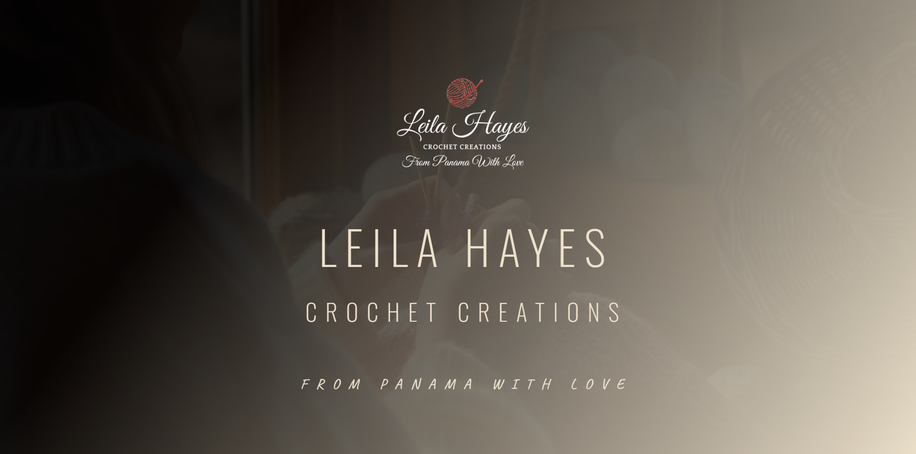 Leila Hayes Crochet Creations — Brand Website