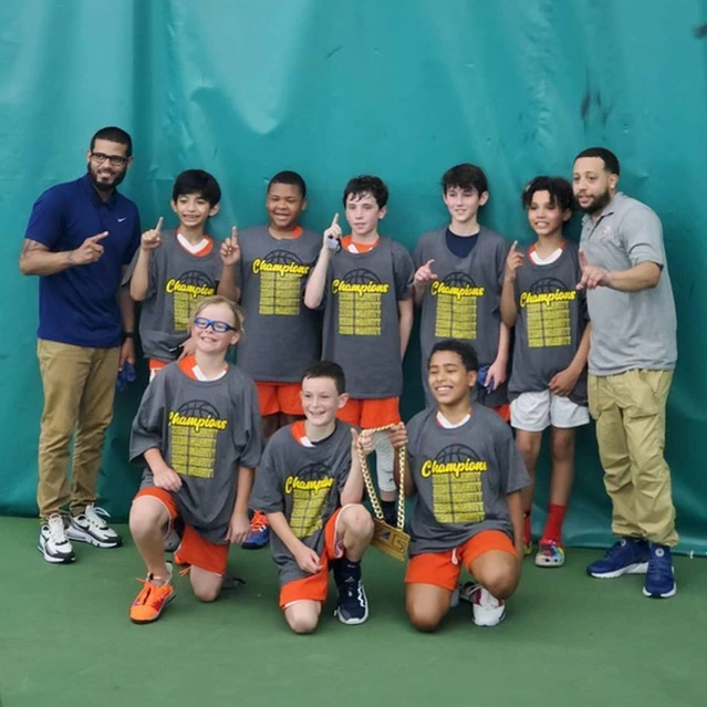 CT Blazers championship team with trophy