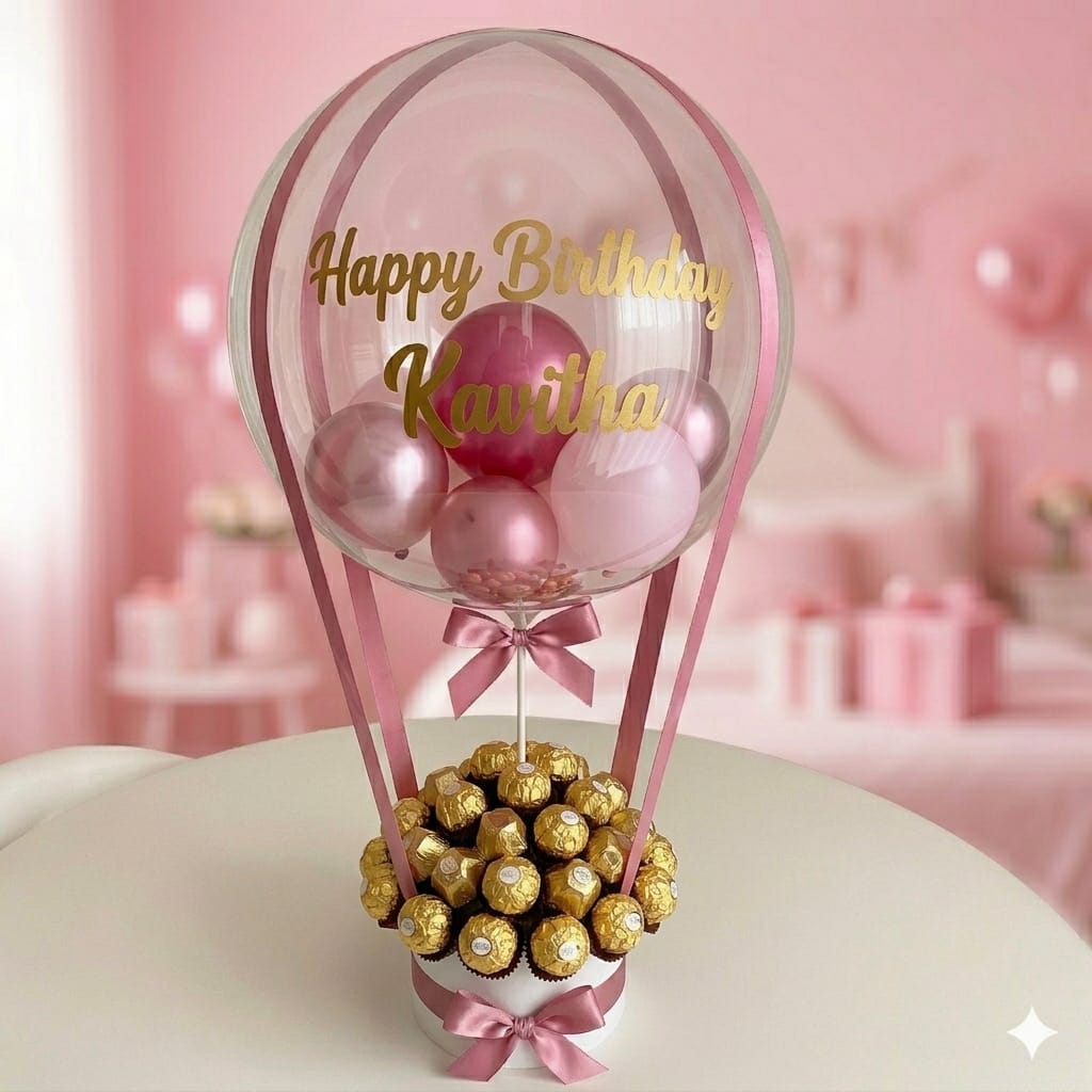 Bobo Balloon Chocolate Bouquets
