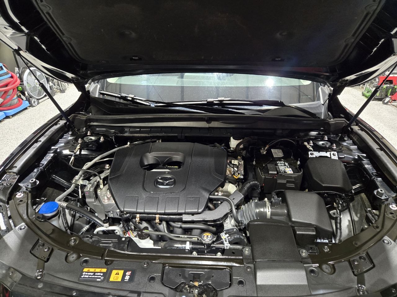 Engine Bay Detail — after