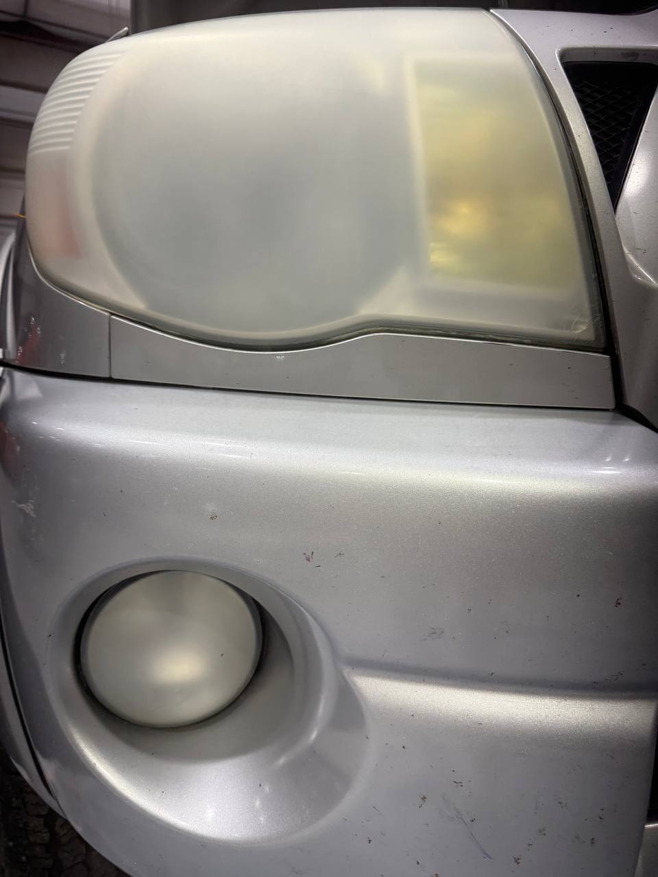 Headlamp Restoration — before