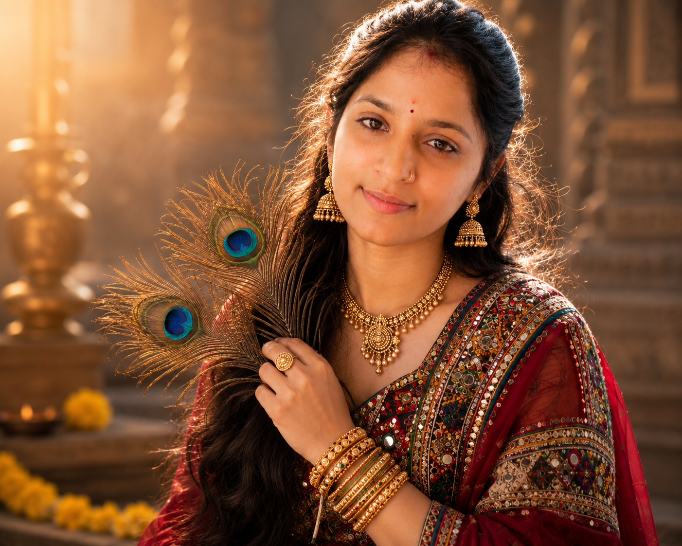 Bride in premium jewellery