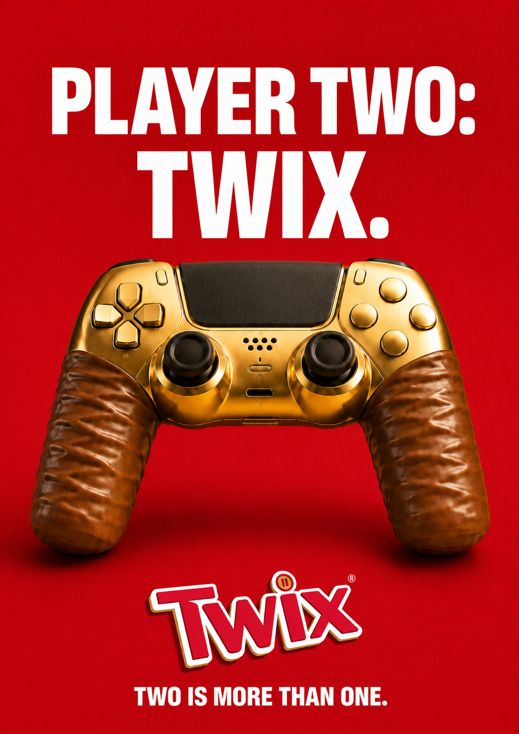 Player Two: Twix. — Twix red