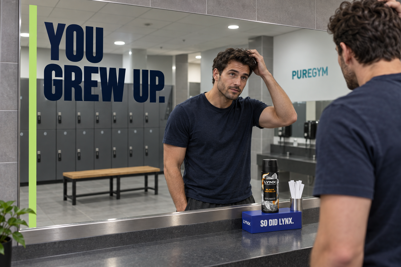 Changing room mirrors — you grew up