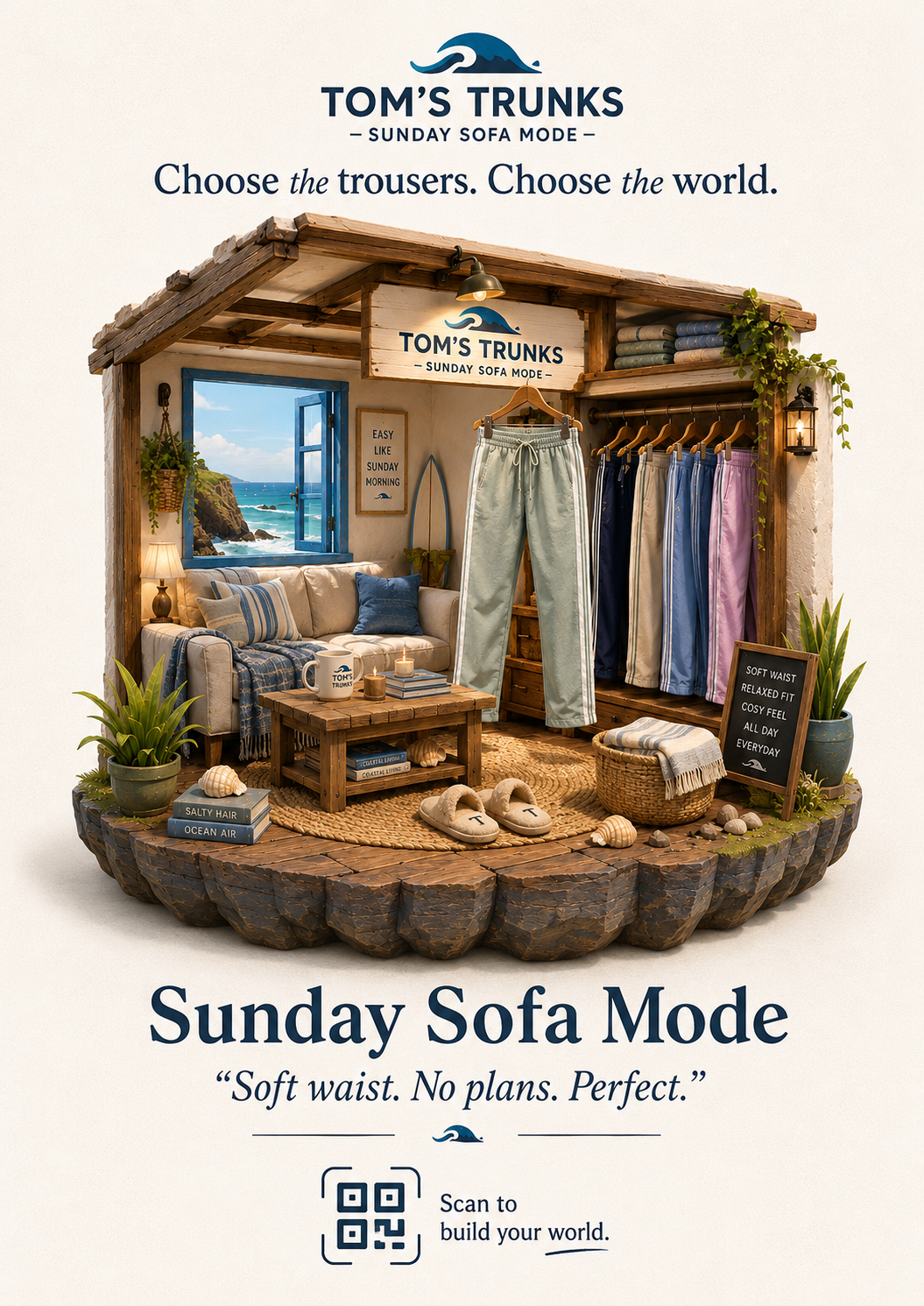 Sunday Sofa Mode — soft waist. No plans. Perfect.