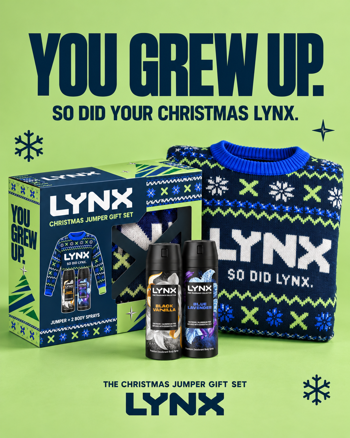 Campaign poster — so did your Christmas Lynx