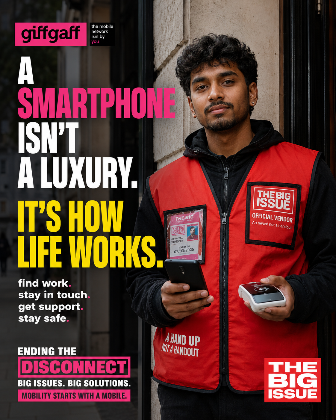 A smartphone isn't a luxury. It's how life works.