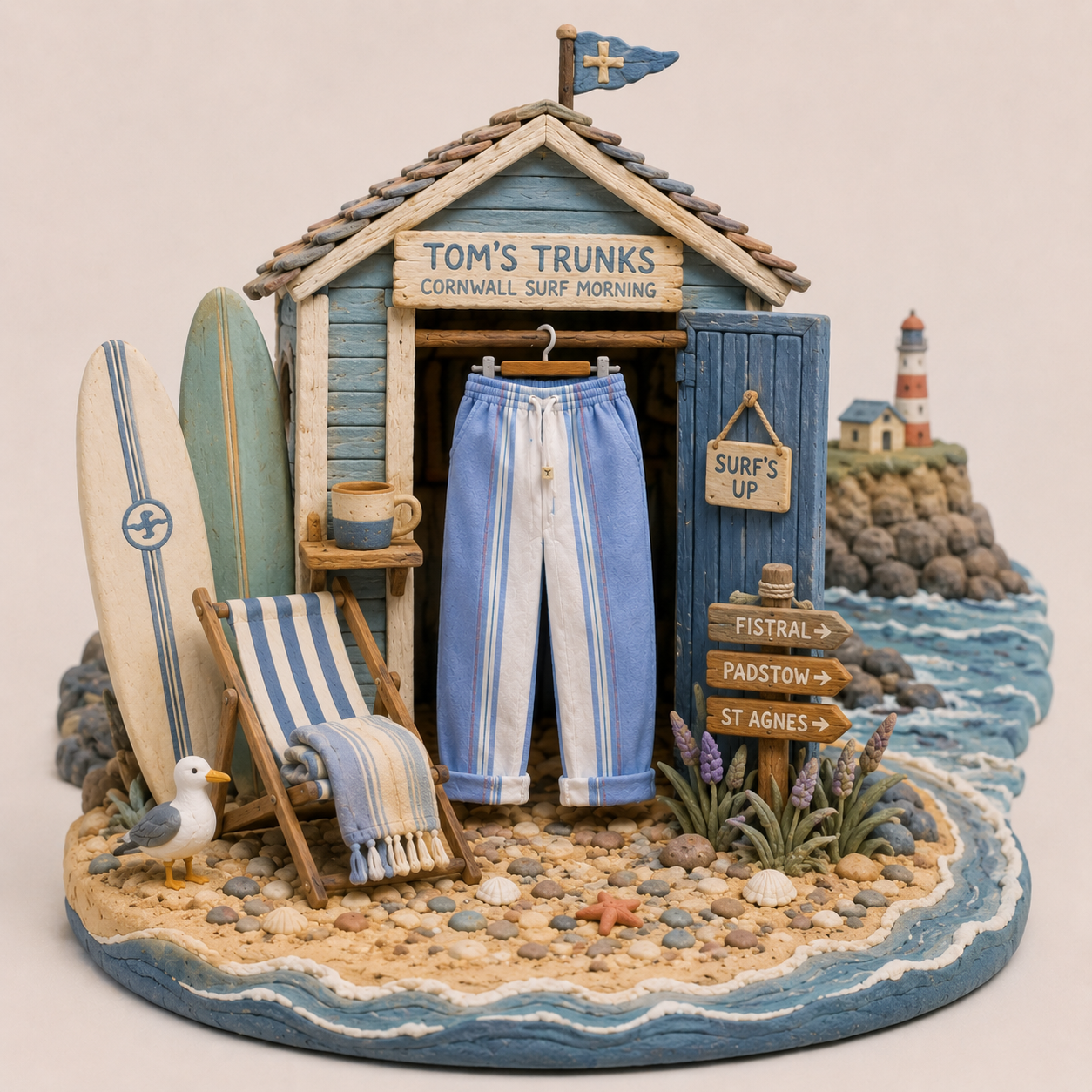 Clay model — Cornwall Surf Morning