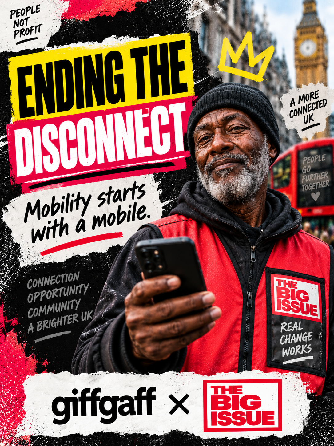 giffgaff x Big Issue — Ending the Disconnect.