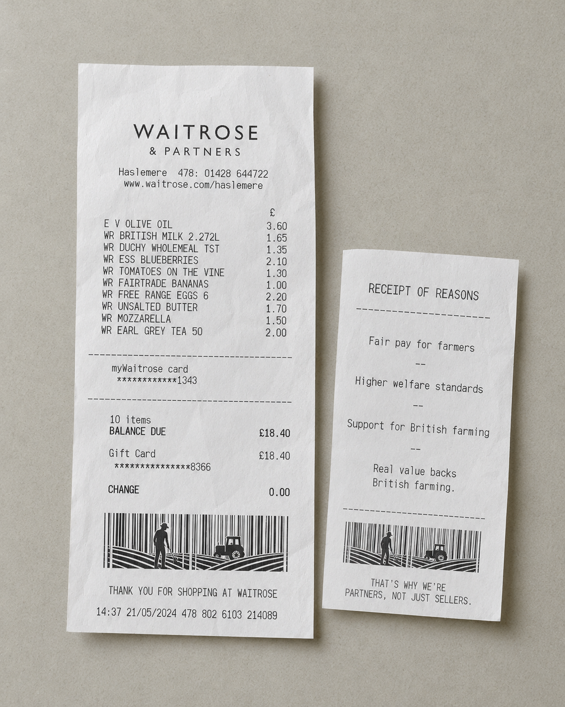 Receipt of Reasons — 2