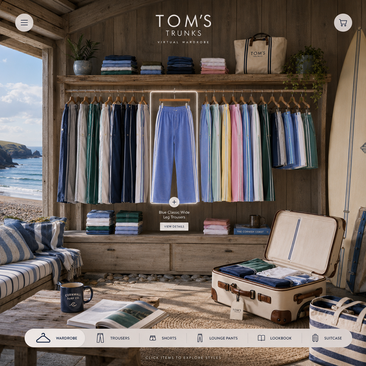 Inside the worlds — Cornwall surf shack