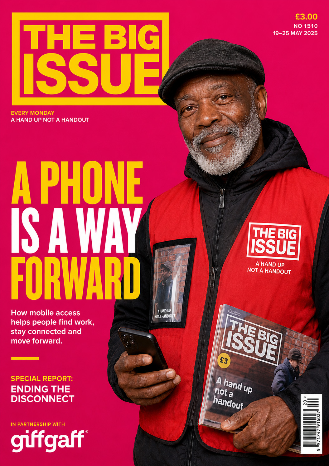 Magazine cover — A phone is a way forward