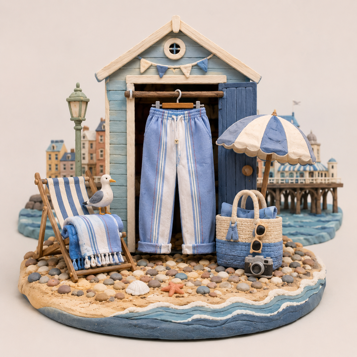 Clay model — Brighton Beach Day