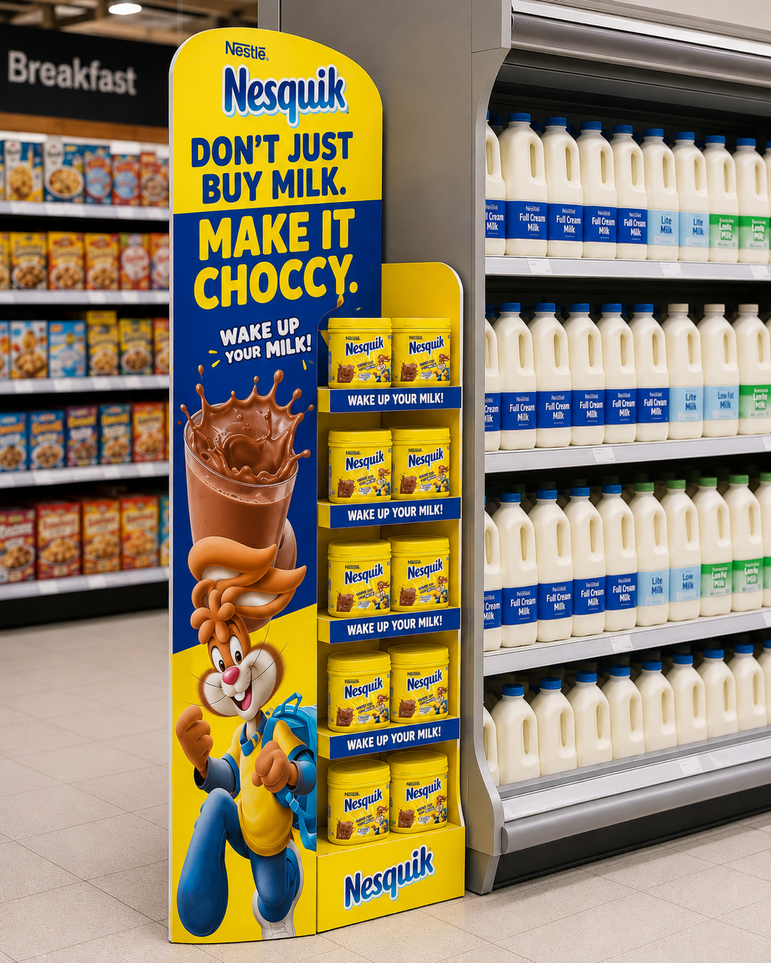 Milk-Aisle Takeover — 1
