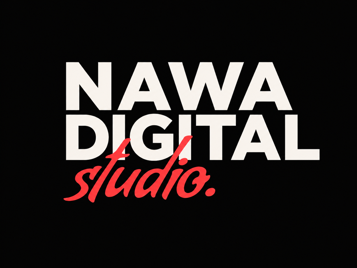 NAWA Digital Studio — logo officiel de l'agence digitale à Oran, Algérie