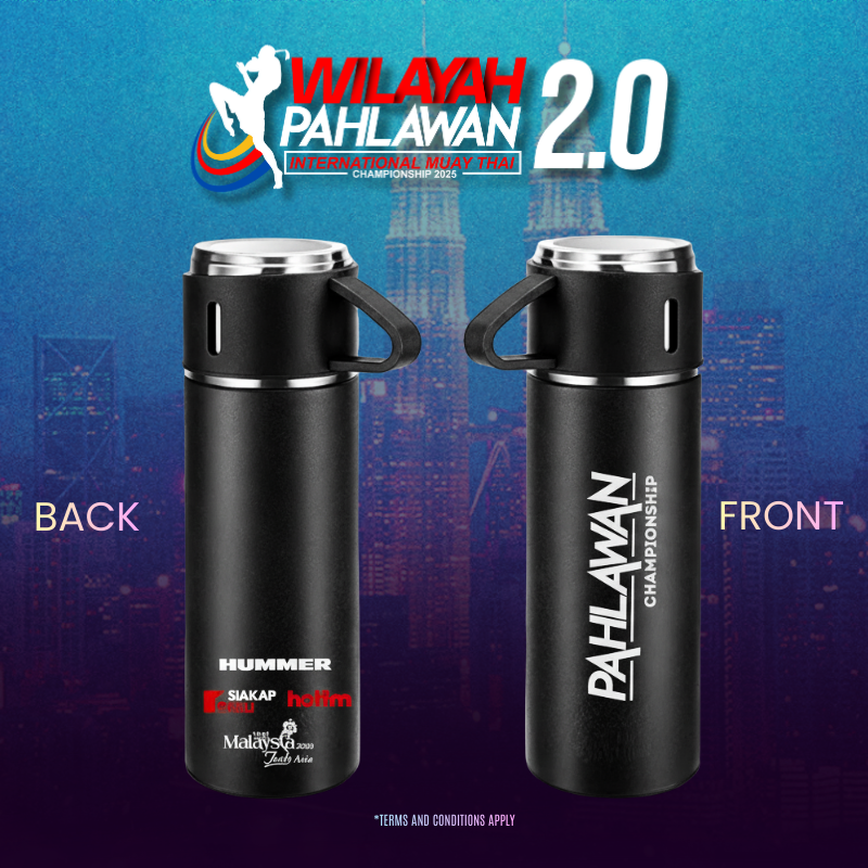WILAYAH PAHLAWAN 2.0 x HUMMER Event Thermos