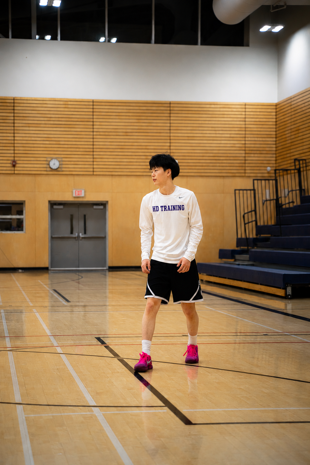 A Hooper's Delight Training athlete on the court