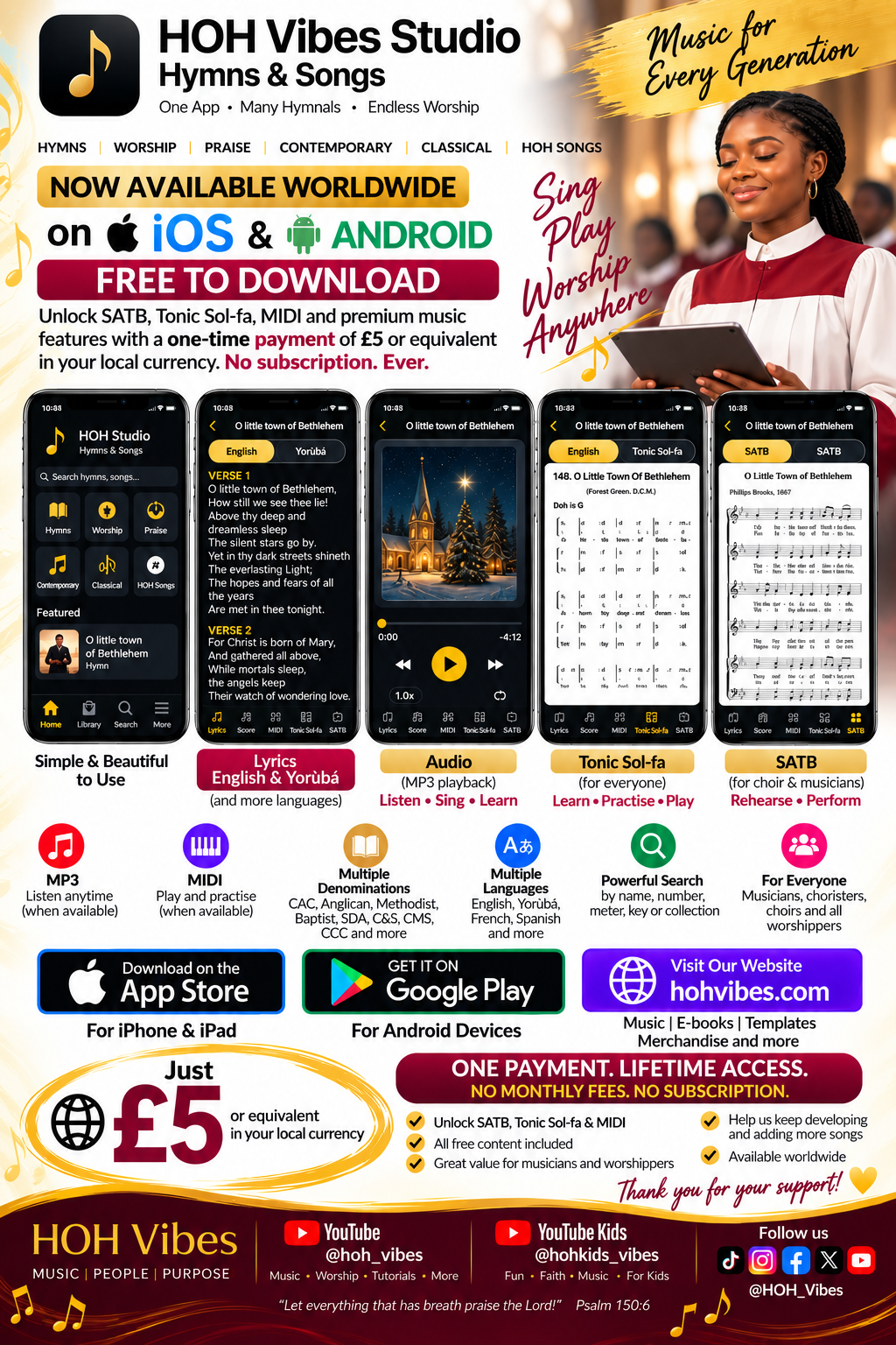 Christmas is Coming — get your carol services ready with HOH Vibes Studio