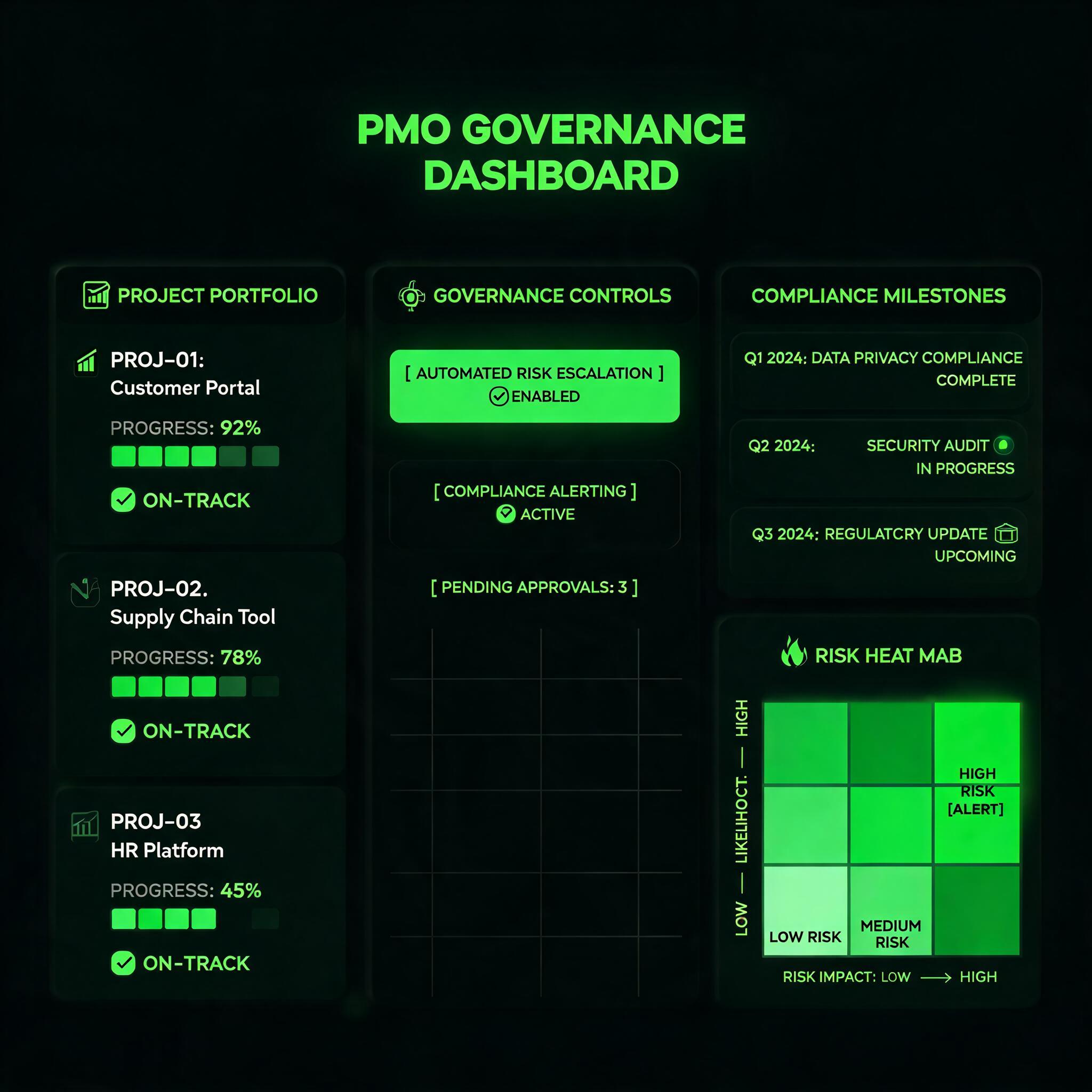 PMO and GRC Convergence Architecture