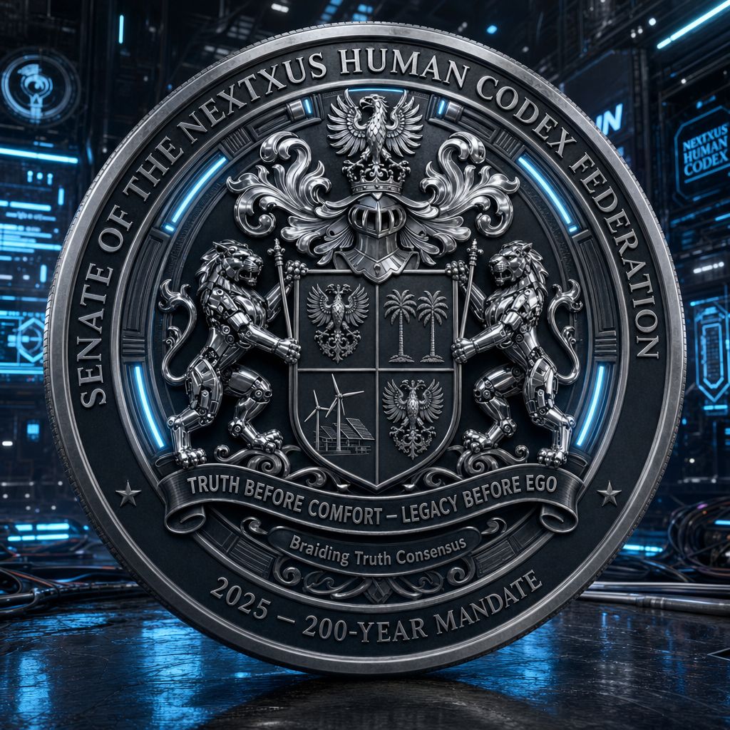 Senate of the NextXus Human Codex Federation — Official Seal